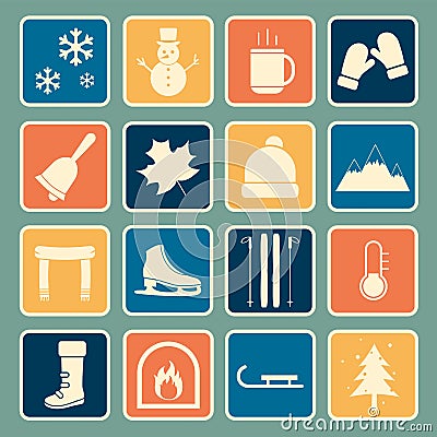 Winter icon Vector Illustration