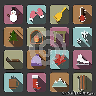 Winter icon Vector Illustration