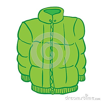 Winter jacket Stock Photo