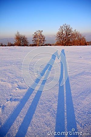 Winter landscape Stock Photo