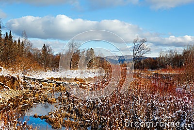 Winter landscape Editorial Stock Photo