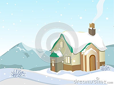 Winter landscape. Stock Photo