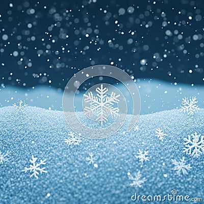 Winter magic snowflakes create a festive backdrop for Christmas posters Stock Photo