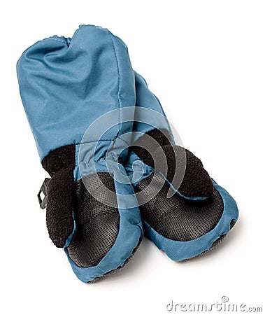 Winter mittens Stock Photo