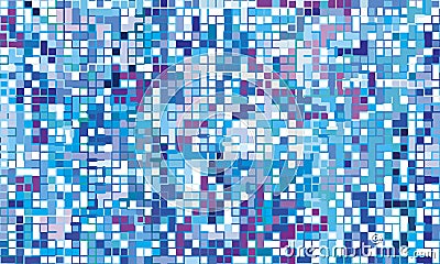 Winter mosaic Vector Illustration