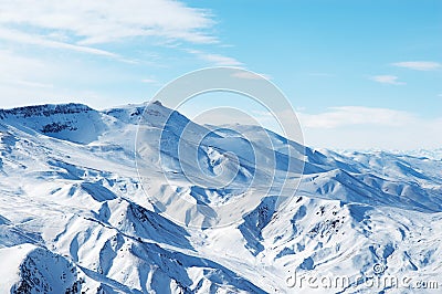 Winter mountains Stock Photo