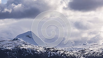 Winter mountains full of snow Stock Photo