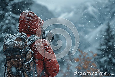 Winter movie showdown Competitors sharing their best snowy film recommendations Stock Photo