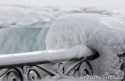 Winter Niagara Falls Stock Photo