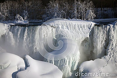 Winter Niagara Falls Stock Photo