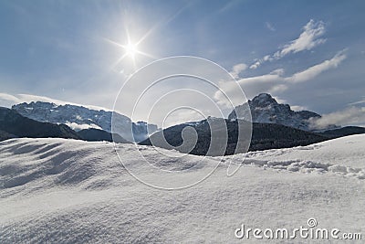 Winter Paradise Stock Photo