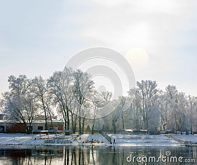 Winter`s tale Editorial Stock Photo