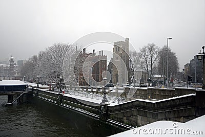 Winter Scene Stock Photo