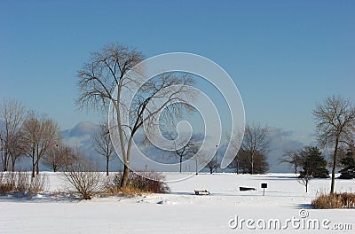 Winter scenery Stock Photo