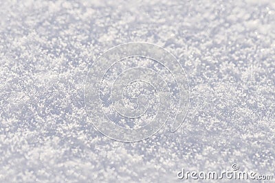 Winter snow natural blur abstract white beautiful background with snowflakes closeup. Christmas blurred shiny texture Stock Photo