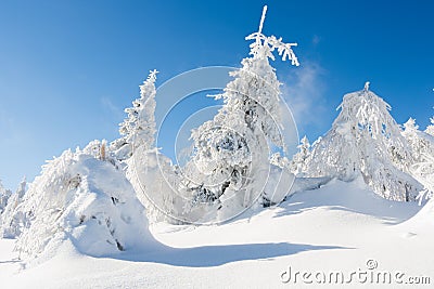 Winter in Sudety Stock Photo