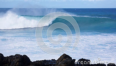 Winter swells Stock Photo