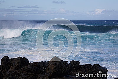 Winter swells Stock Photo