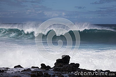 Winter swells Stock Photo