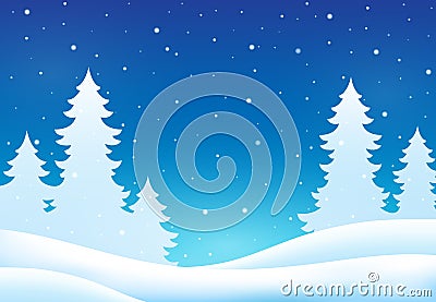 Winter theme background 8 Vector Illustration