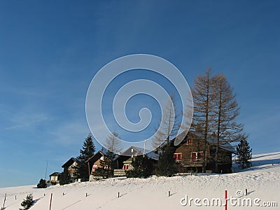 Winter time, Switzerland Stock Photo
