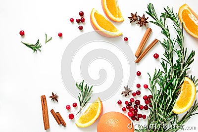 Winter warmer drink background Stock Photo