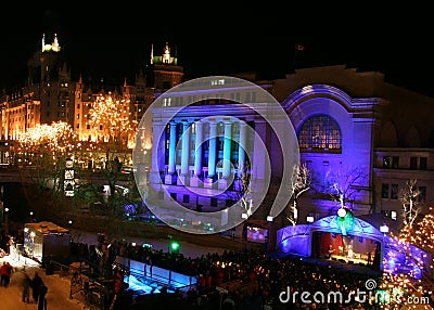 Winterlude Festival Stock Photo