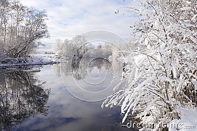 Wintery view Stock Photo