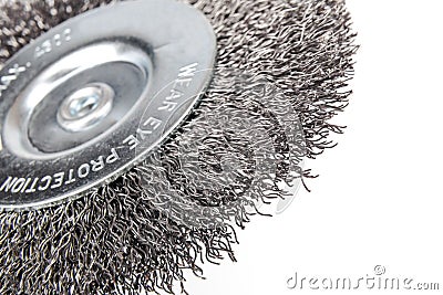 Wire brush Stock Photo