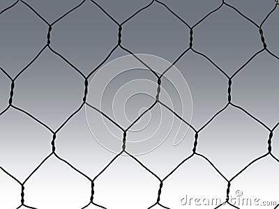 Wire mesh close up Stock Photo