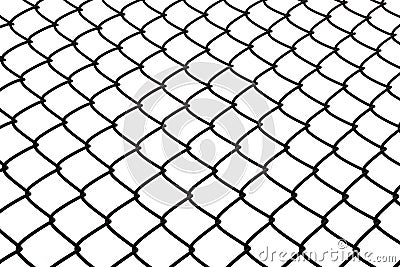 Wire rhomb net background Stock Photo