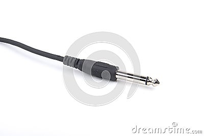 Wired plug Stock Photo