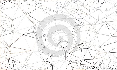 Wireframe polygonal abstract mesh. Vector Polygon which consist of triangles. Vector Illustration