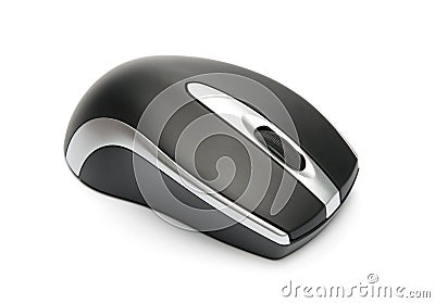 Wireless computer mouse Stock Photo