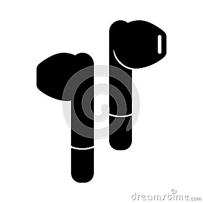 Wireless Earbuds Vector Vector Illustration