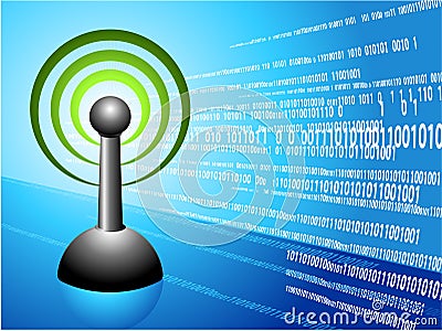 Wireless internet modern Background Stock Photo