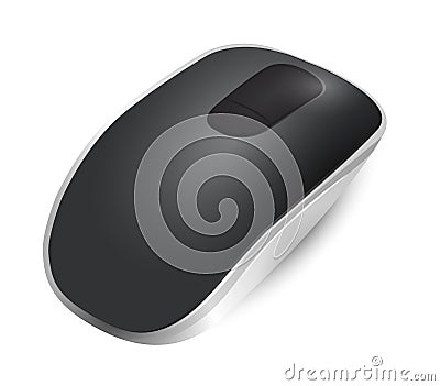 Wireless mouse illustration design Cartoon Illustration