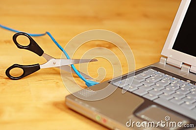 Wireless network Stock Photo