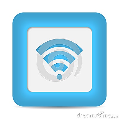 Wireless Network Symbol (Wifi). Vector Vector Illustration