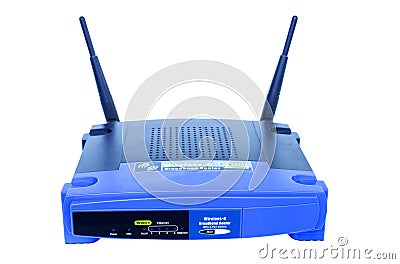 Wireless router Stock Photo