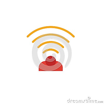 Wireless Sensor icon. Simple element from smart home icons collection. Creative Wireless Sensor icon ui, ux, apps, software and Stock Photo