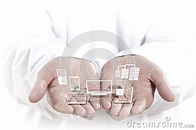 Wireless technologies Stock Photo