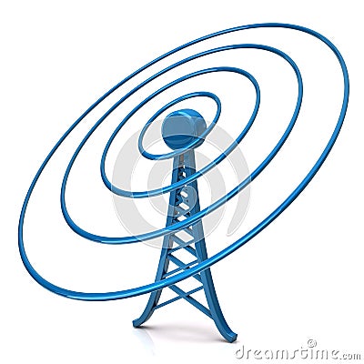 Wireless tower Stock Photo