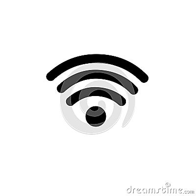 Wireless WIFI logo icon Vector Illustration