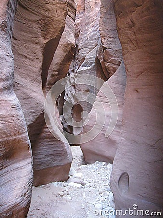 Wire Pass Slot Canyon Stock Photo