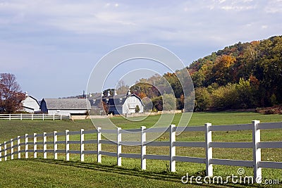 Wisconsin Dairy Farm Stock Photo