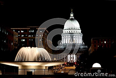 Wisconsin State Capitol building Stock Photo