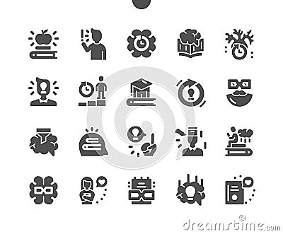 Wisdom. Acquiring knowledge and education. Vector Illustration