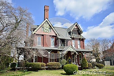 Wisdom House Victorian Manor Jackson, Tennessee Editorial Stock Photo