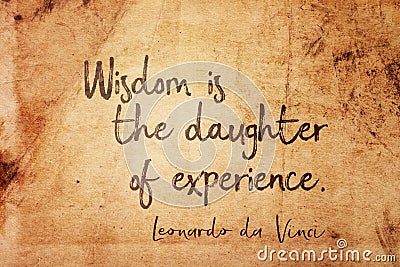 Wisdom is Leonardo Stock Photo